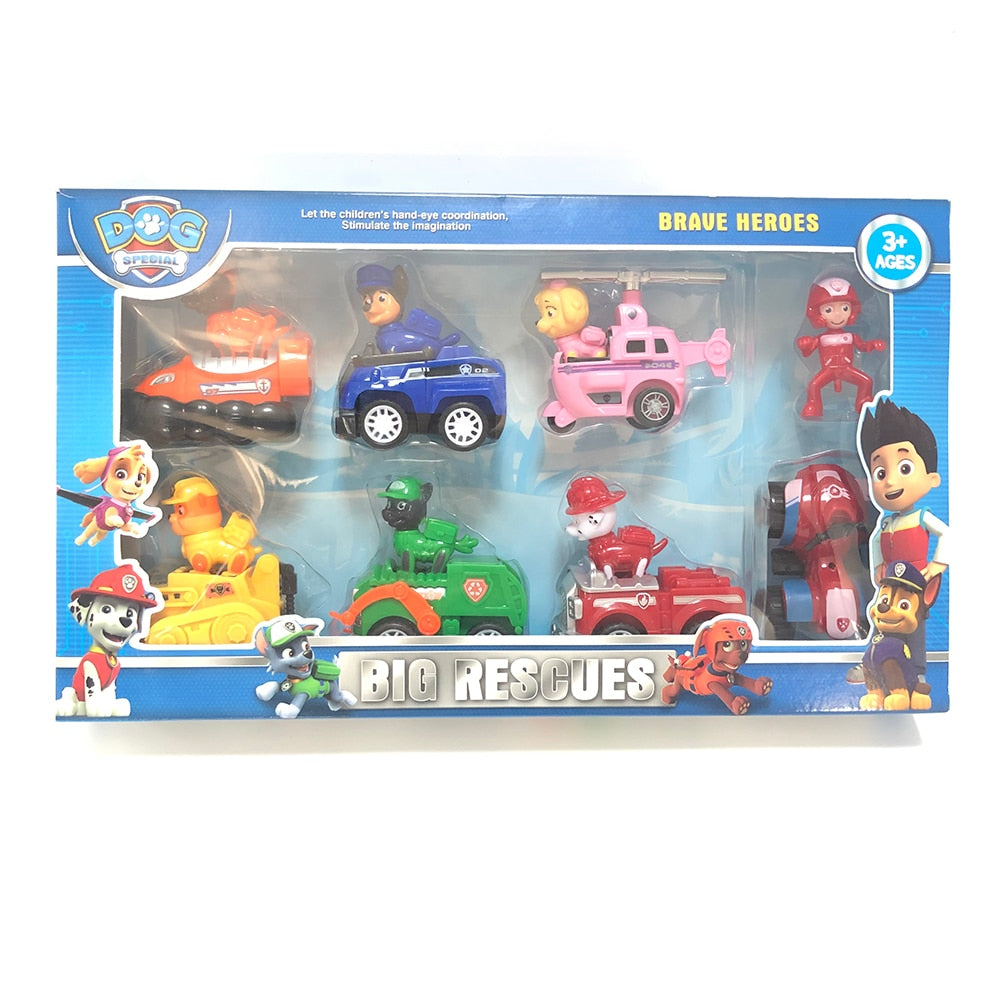Pack de 7 Jouets Pat Patrouille